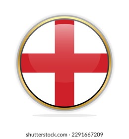 Button Flag Design Template England