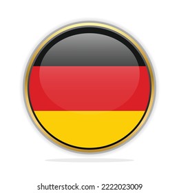 Button Flag Design Template Germany