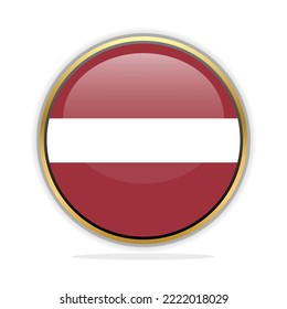 Button Flag Design Template Latvia