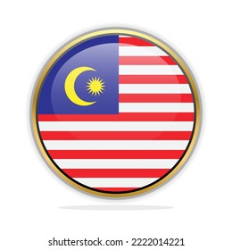 Button Flag Design Template Malaysia