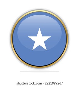 Button Flag Design Template Somalia