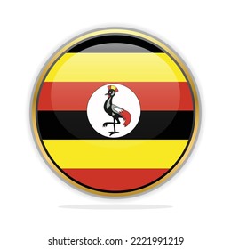 Button Flag Design Template Uganda