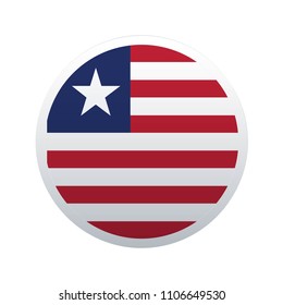 button flag map of Liberria