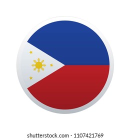 button flag map of philippines