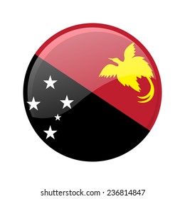 button Flag of Papua New Guinea