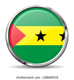 button Flag of Sao Tome and Principe