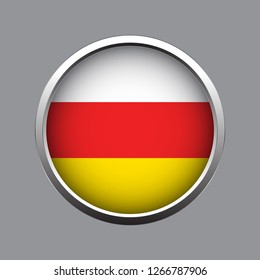 Button flag of South Ossetia