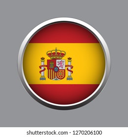 Button flag of Spain