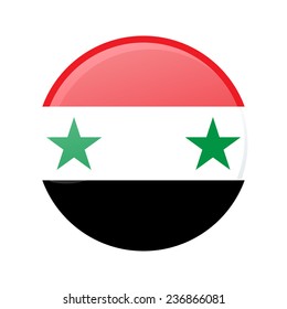 button Flag of Syria