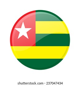 button Flag of Togo