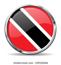 button Flag of Trinidad and Tobago