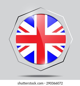 Button Flag of the United Kingdom