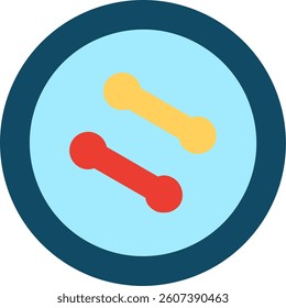 Button Flat Illustration Vector Design