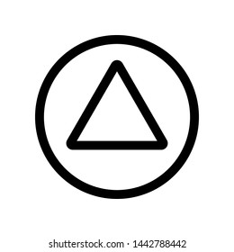 button game icons, Isolated vector icons