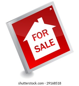 Button with home for sale
