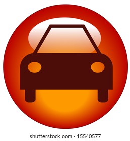 botón o icono para un automóvil o un automóvil