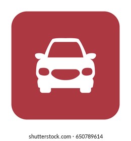 button with the icon of a car