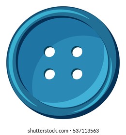 Button icon. Cartoon illustration of button vector icon for web