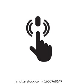 Button icon creative design template