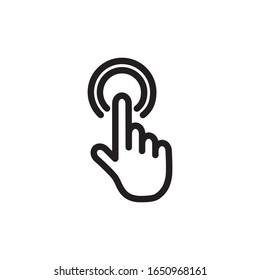 Button icon creative design template