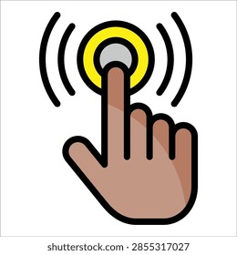 Button Icon Element For Design