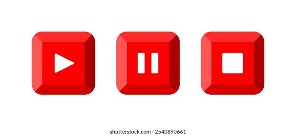 Button icon. Button illustration. Vector button.