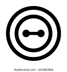 button icon isolated sign symbol vector illustration - high quality black style vector icons
