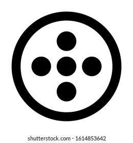 button icon isolated sign symbol vector illustration - high quality black style vector icons
