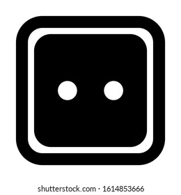 button icon isolated sign symbol vector illustration - high quality black style vector icons
