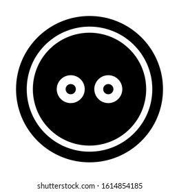 button icon isolated sign symbol vector illustration - high quality black style vector icons
