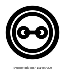 button icon isolated sign symbol vector illustration - high quality black style vector icons
