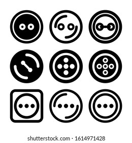 button icon isolated sign symbol vector illustration - Collection of high quality black style vector icons
