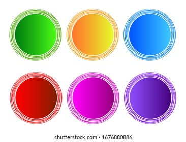 button icon on white background
