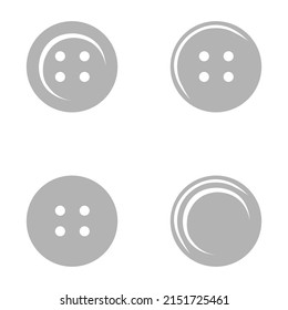 button icon on a white background, vector illustrator