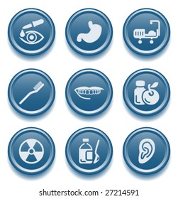 Button icon set 15