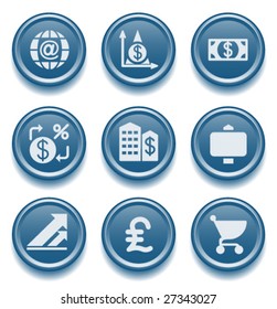 Button icon set 23