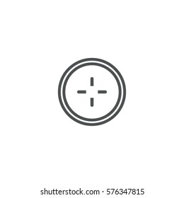 button icon. sign design