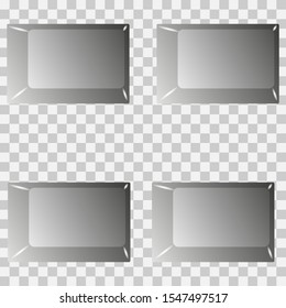 button icon in style. Keyboard vector illustration on white isolated background. ESports business concept.