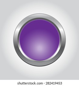 Button icon vector