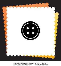 Button  icon. Vector design.