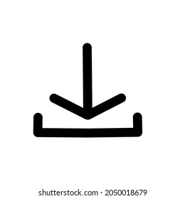button icon vector for download