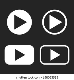 Button, icon. Vector illustration