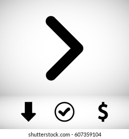 button icon vector illustration. Flat design style