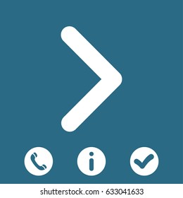 button icon vector illustration. Flat design style