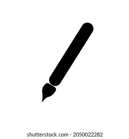 button icon vector for pencil, write, draw or paint