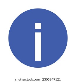 i-Button-Info-Symbol blau