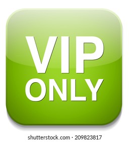 button with the inscription "vip" 