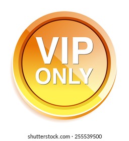 button with the inscription "vip" 