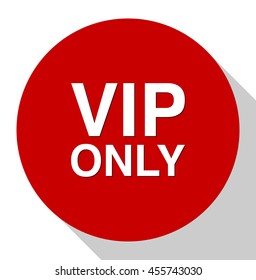 button with the inscription "vip" 