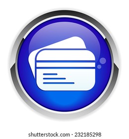 button internet bankcard icon